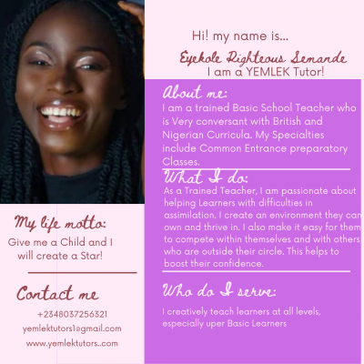 Tutor Profile A